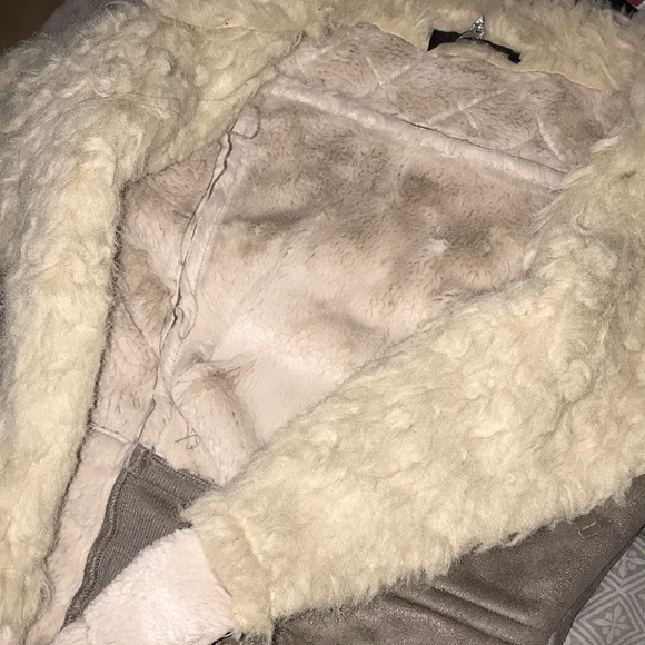 Miss Me Suede Shearing Moto Jacket - Picture 3 of 6